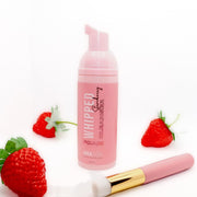 Whipped Strawberry Scented Foaming Lash Cleanser with Brush Duo